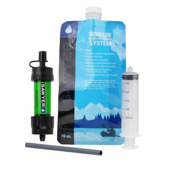 SAWYER Vodní cestovní filtr MINI Filter GREEN