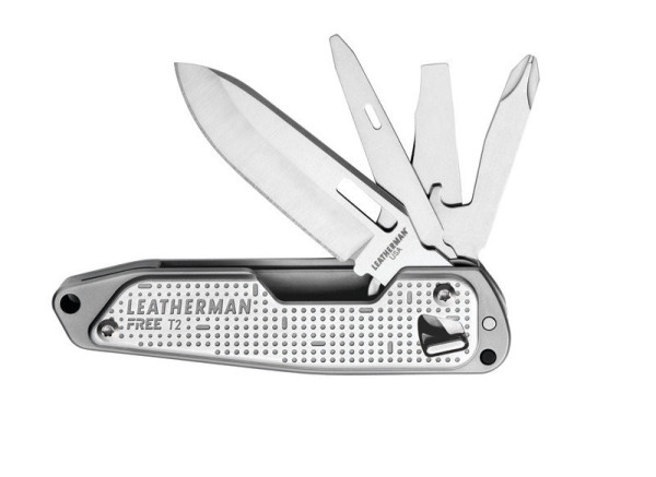 Leatherman Multifunkční nůž Free T2, stříbrná 832682