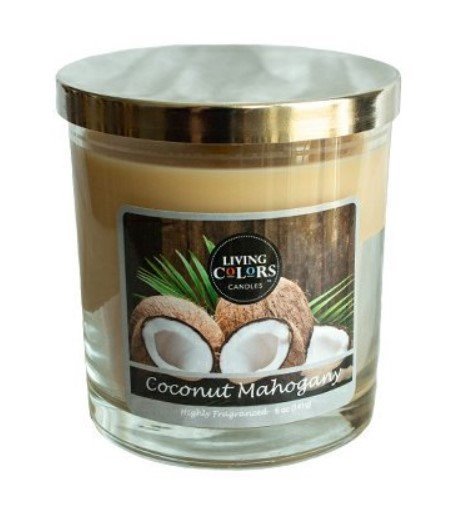 CANDLE LITE Living Colors COCONUT MAHOGANY 141 g