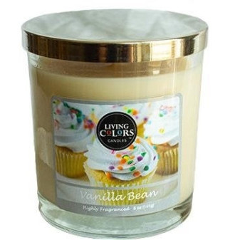 CANDLE LITE Living Colors VANILLA BEAN 141 g