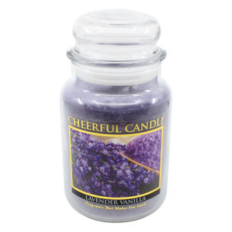 Cheerful Candle LAVENDER VANILLA (Levandule a Vanilka) 680 g