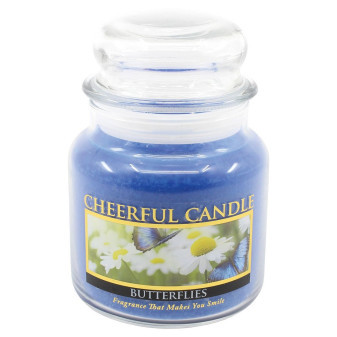 Cheerful Candle BUTTERFLIES 454 g