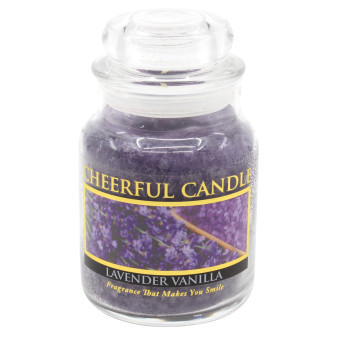 Cheerful Candle LAVENDER VANILLA (Levandule a Vanilka) 160 g