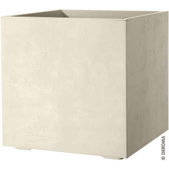 Deroma květináč Cubo Millennium 39 cm bílá