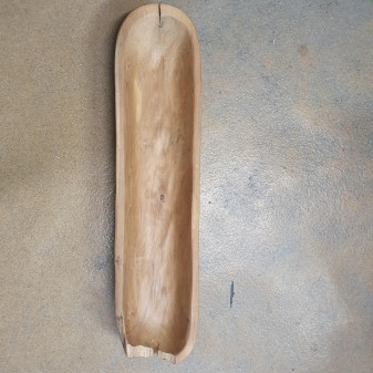 TEAK Mísa ve tvaru zaoblené loďky průměr 60 cm - 2.jakost