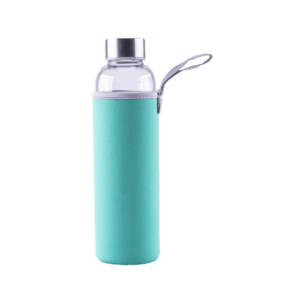 Steuber Láhev skleněná s obalem 500 ml, zelená