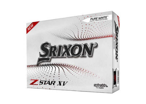 SRIXON Golfový míč Z STAR XV 7, bílý, 4-vrstvý, balení 12 ks