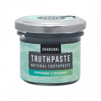 Truthpaste Charcoal přírodní minerální zubní pasta s aktivním uhlím 100 ml Máta