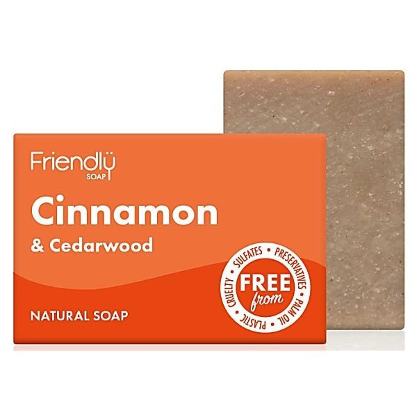 Friendly Soap Přírodní mýdlo skořice a cedrové dřevo 95 g
