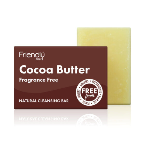 Friendly Soap Přírodní mýdlo na čištění obličeje s kakaovým máslem 95 g