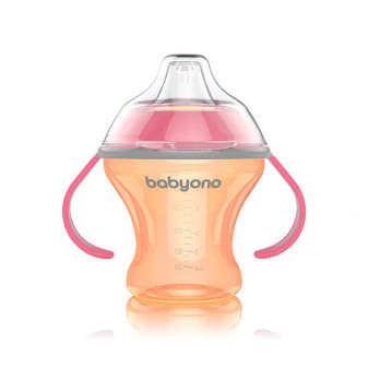 BabyOno Netekoucí hrneček s měkkým náustkem Baby Ono 180 ml