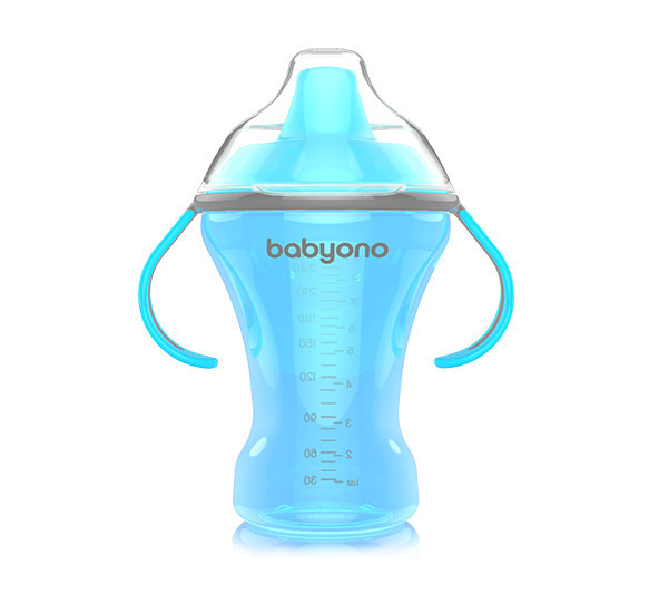 BabyOno Netekoucí hrneček s tvrdým náustkem Baby Ono 260 ml