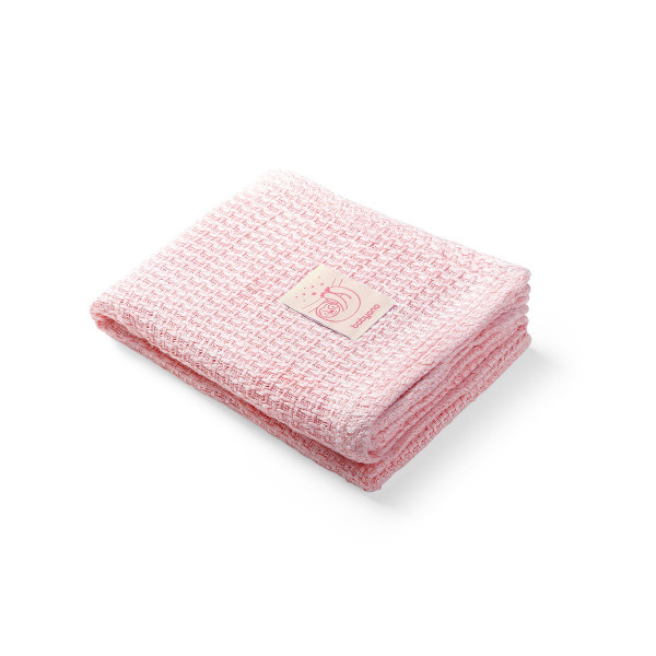 BabyOno Bambusová pletená deka 75 x 100 cm, růžová