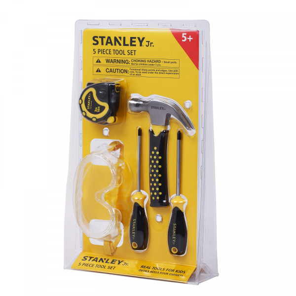 Stanley Jr. ST004-05-SY Dětské nářadí, 5 ks, žluto-černé