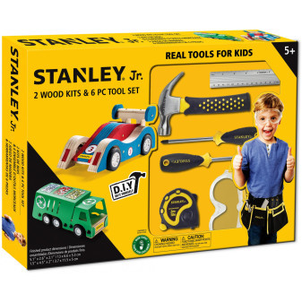 Stanley Jr. U003-K02-T06-SY Sada 2 autíček a 5 kusů nářadí