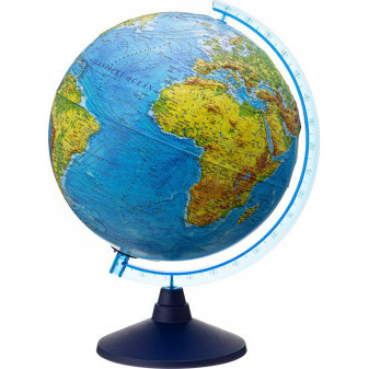 Alaysky Globe 25 cm Reliéfní fyzický a politický glóbus s LED podsvícením