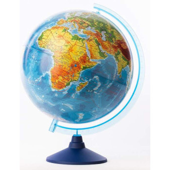 Alaysky Globe 32 cm Reliéfní fyzický glóbus, popisky v angličtině
