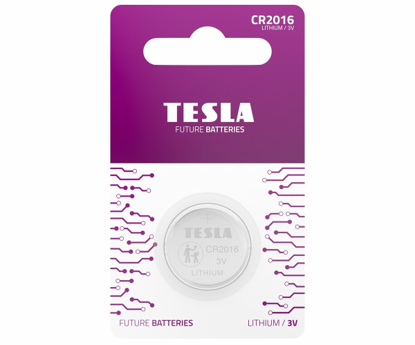 TESLA lithiová baterie CR2016 (blister) 1ks