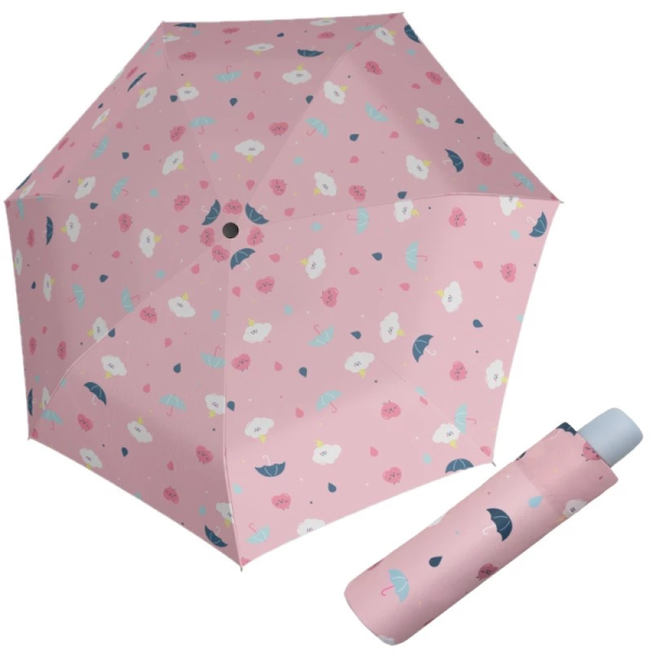 Doppler Deštník Kids Mini Rainy Day Pink