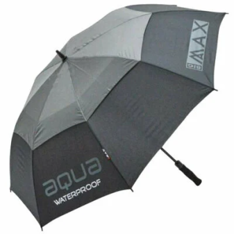 BIG MAX Golfový deštník, černá/šedá, průměr 132 cm