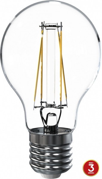 TESLA - LED  BL276527-3, žárovka CRYSTAL RETRO BULB E27, 6,5W, 230V, 835lm, 25 000h, 2700K teplá