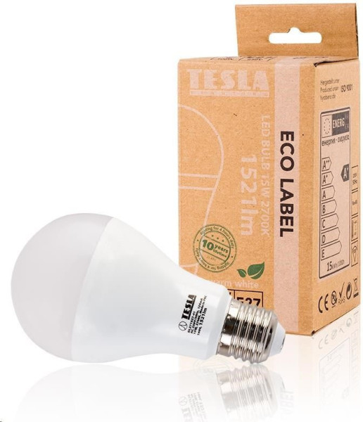 TESLA - LED  BL271527-42, žárovka BULB E27, 15W, 230V, 1521lm, 25 000h, 270